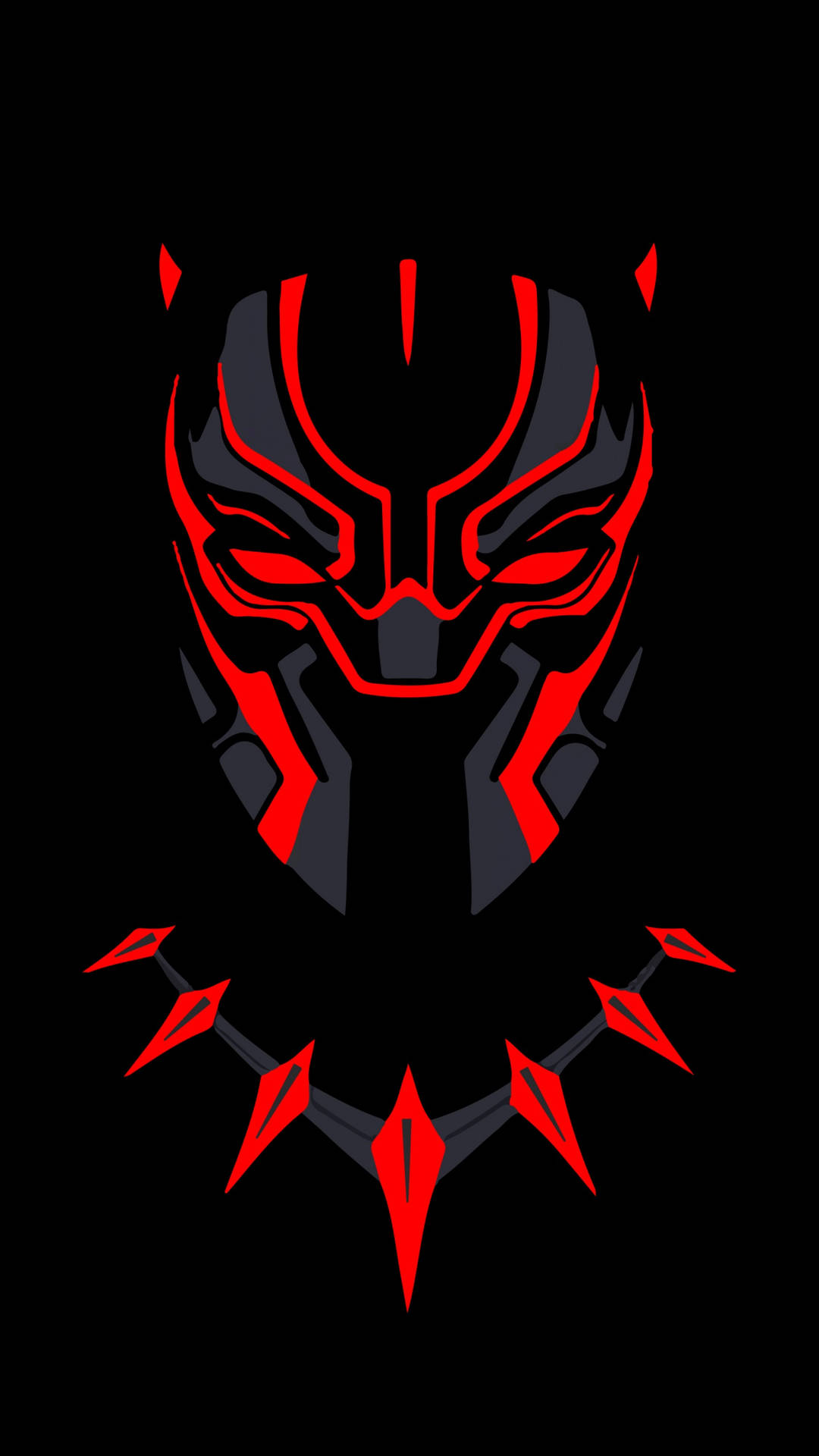 Black Panther Superhero Dark Tattoo Digital Art Background