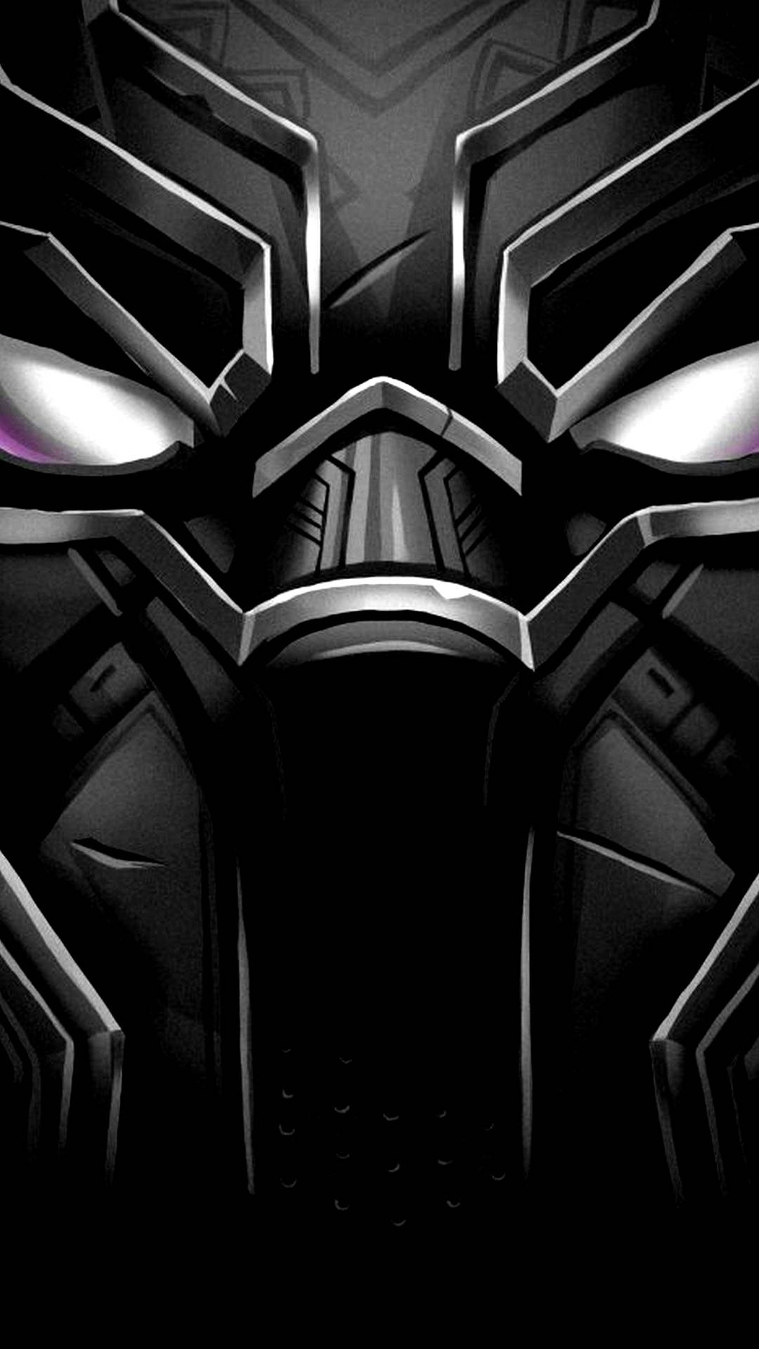 Black Panther Superhero Mask Costume Background