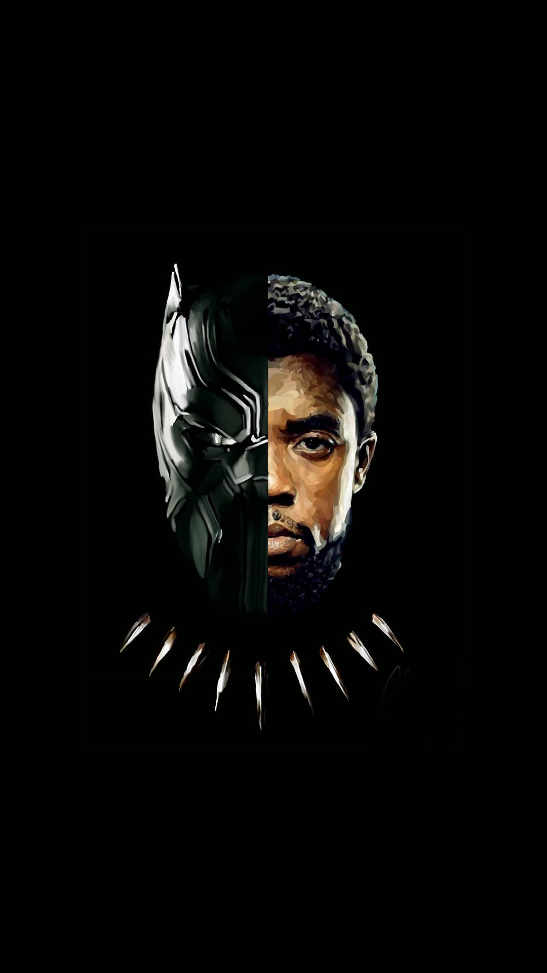 Black Panther T’challa Superhero Iphone Background