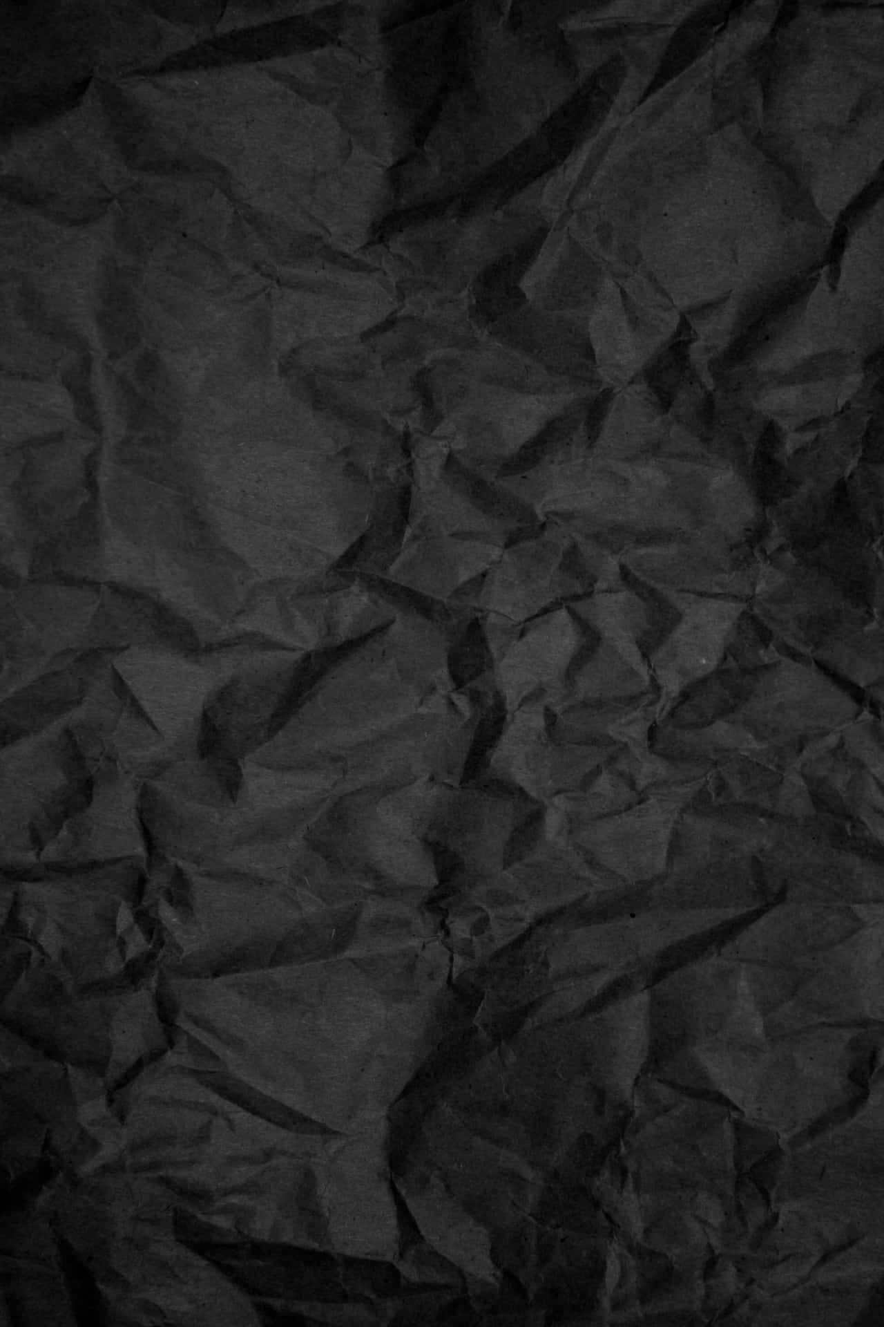 Closeup Studio Shot of a Black Paper Texture