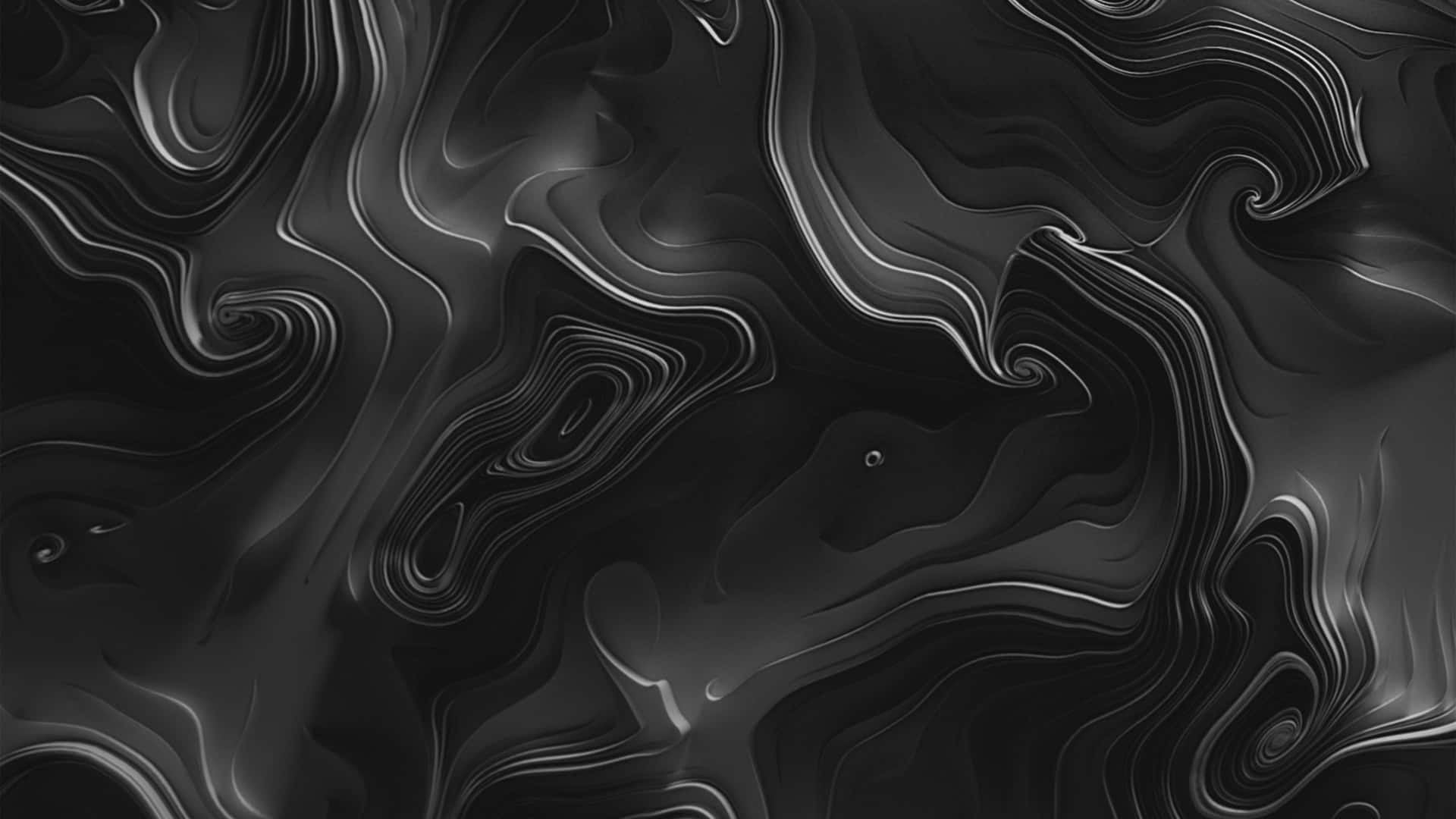 Black Abstract Wavy Texture