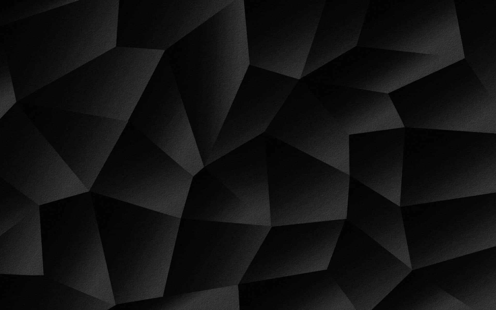 Refresh Your Desktop with a Black Pattern Wallpaper