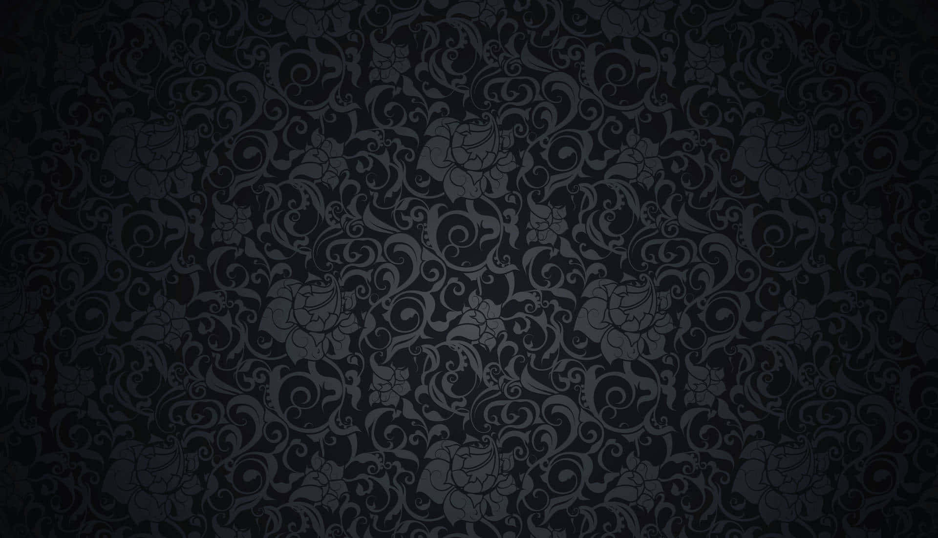 Black Floral Wallpaper Vector | Price 1 Credit Usd $1