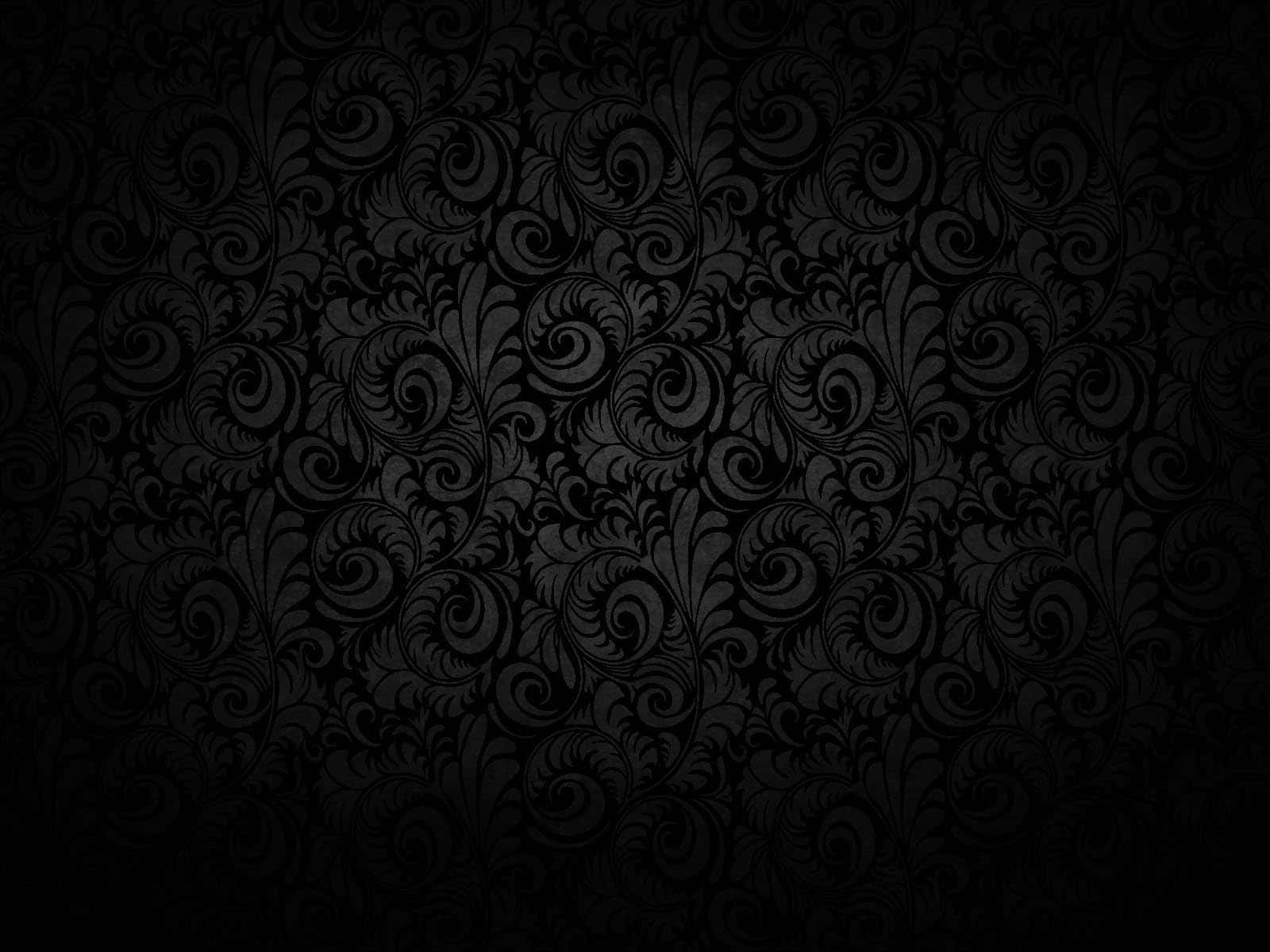 Einmutiges, Monochromes Schwarzes Muster Für Jede Art Von Innenraumgestaltung