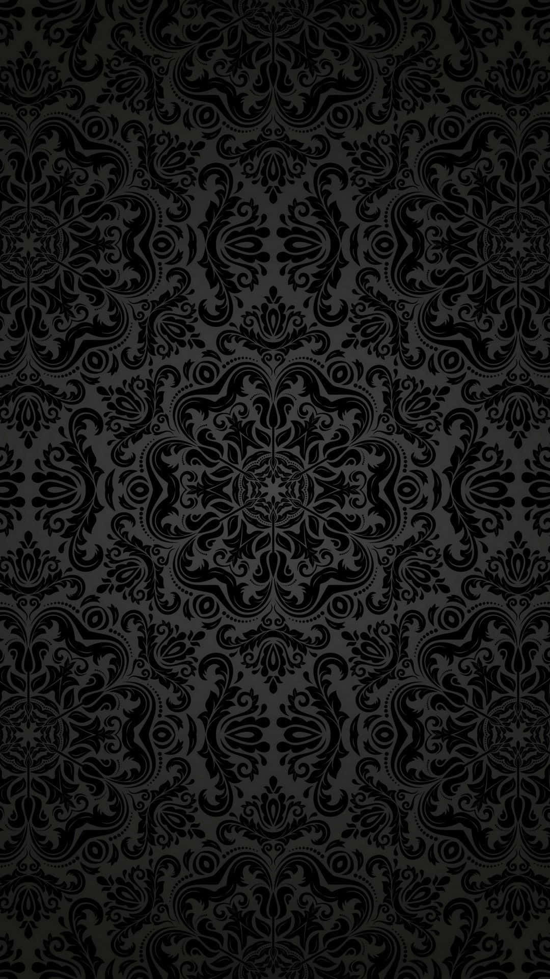 Black Pattern Designed By A Handy Person Wallpaper