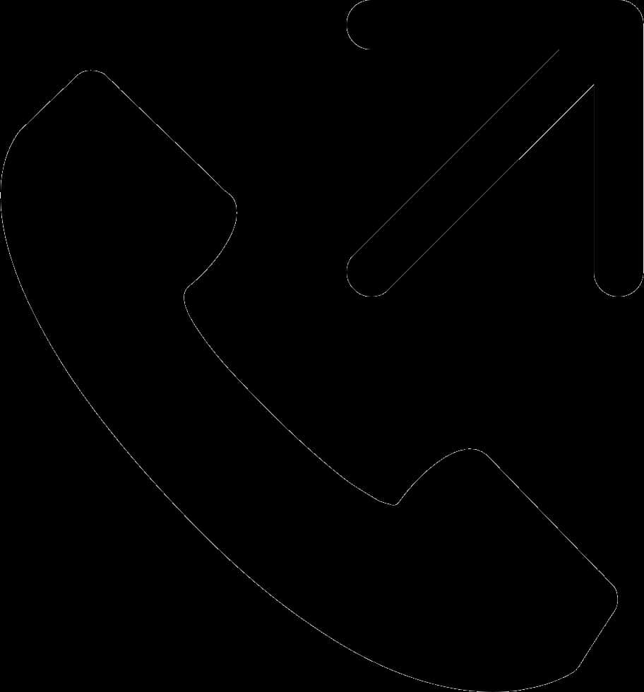 Black Phone Icon Graphic PNG