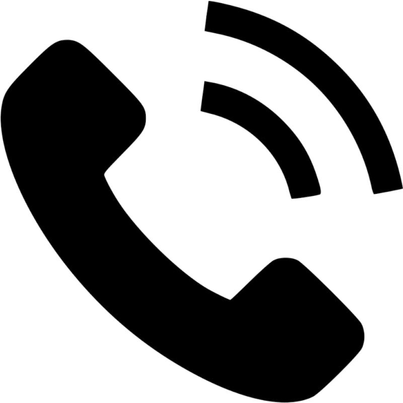 Black Phone Receiver Clipart PNG