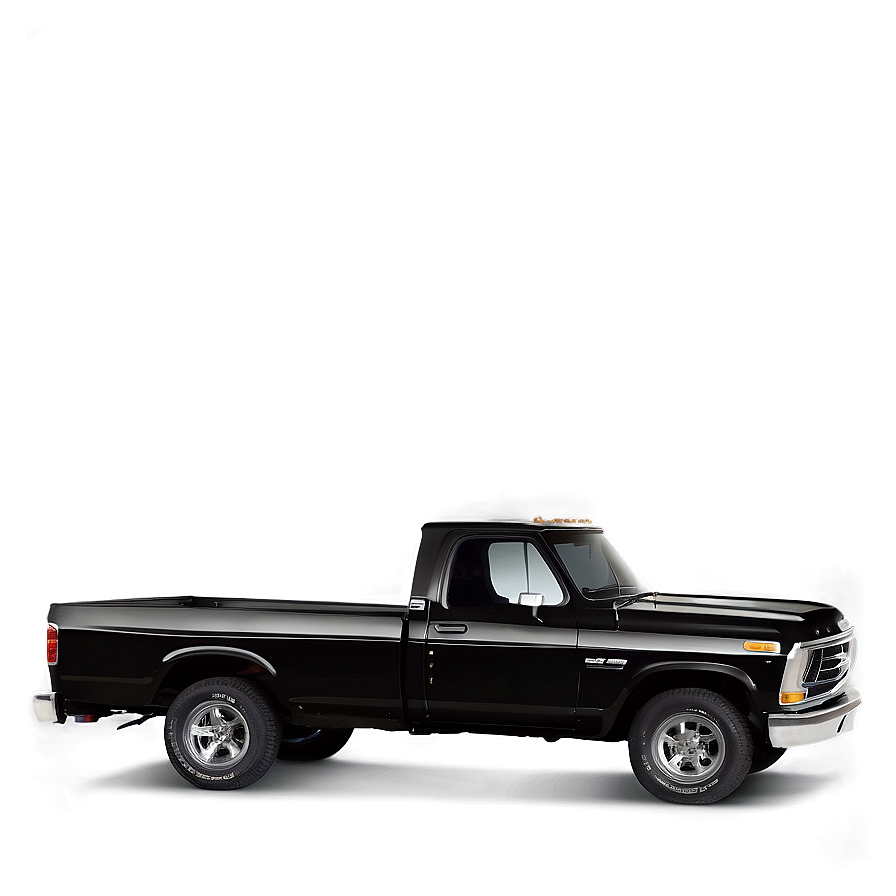 Black Pickup Truck Png 06252024 PNG