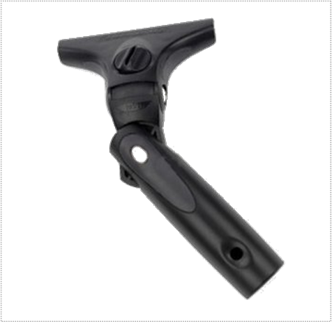 Black Plastic T Handle Component PNG