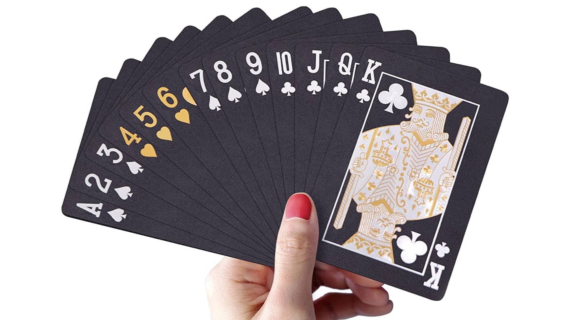 Black Playing Cards Cheat Game Wallpaper
