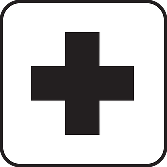 Black Plus Sign Icon PNG
