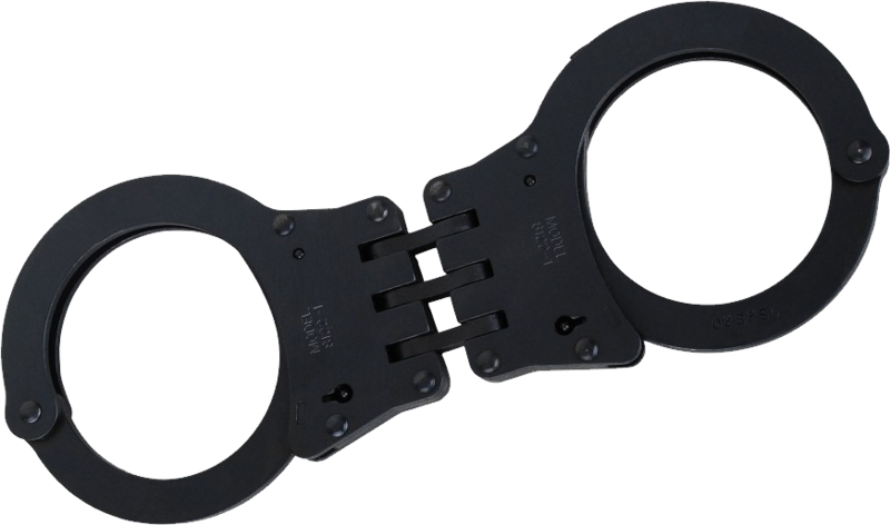 Black Police Handcuffs PNG