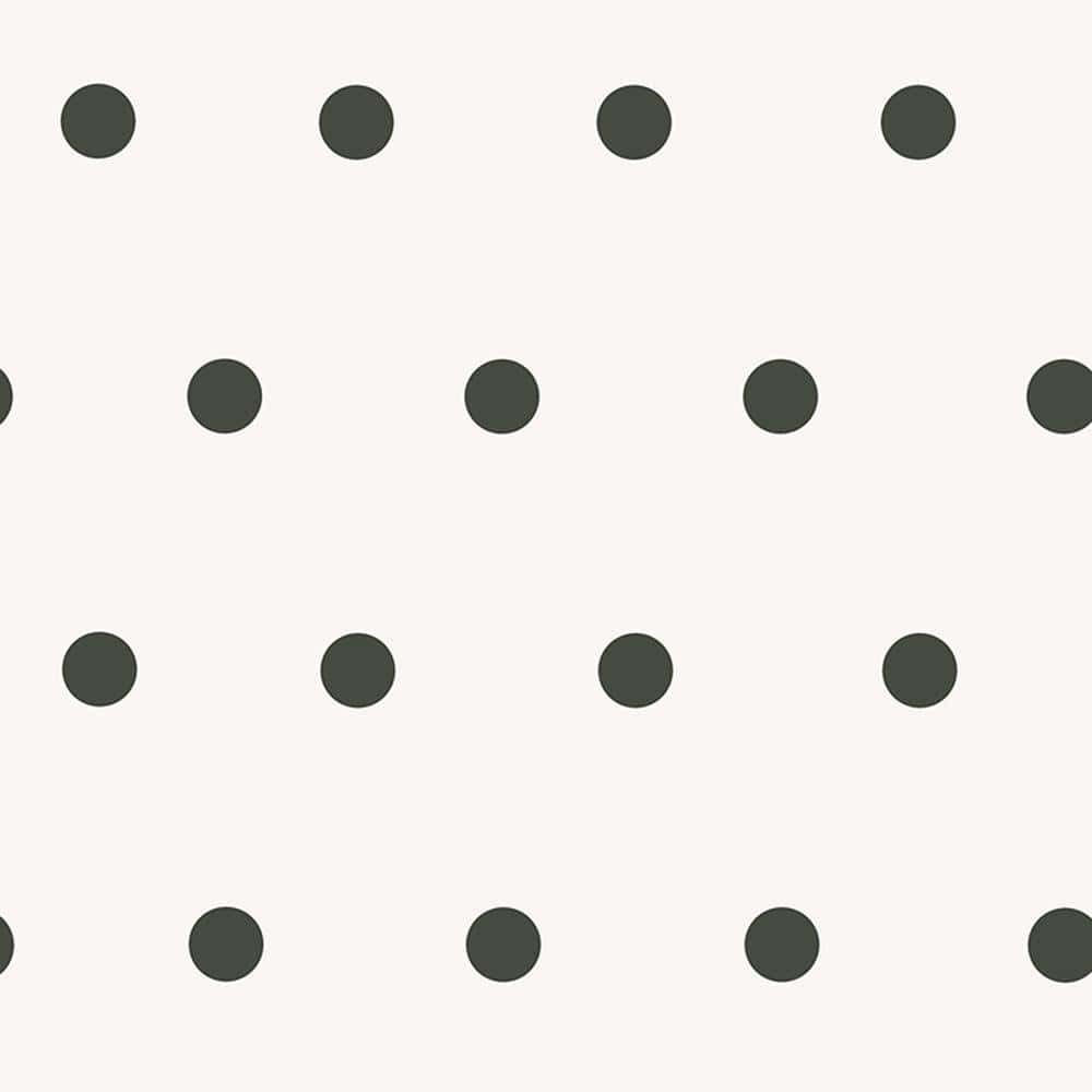 Elegant Black Polka Dot Wallpaper Wallpaper