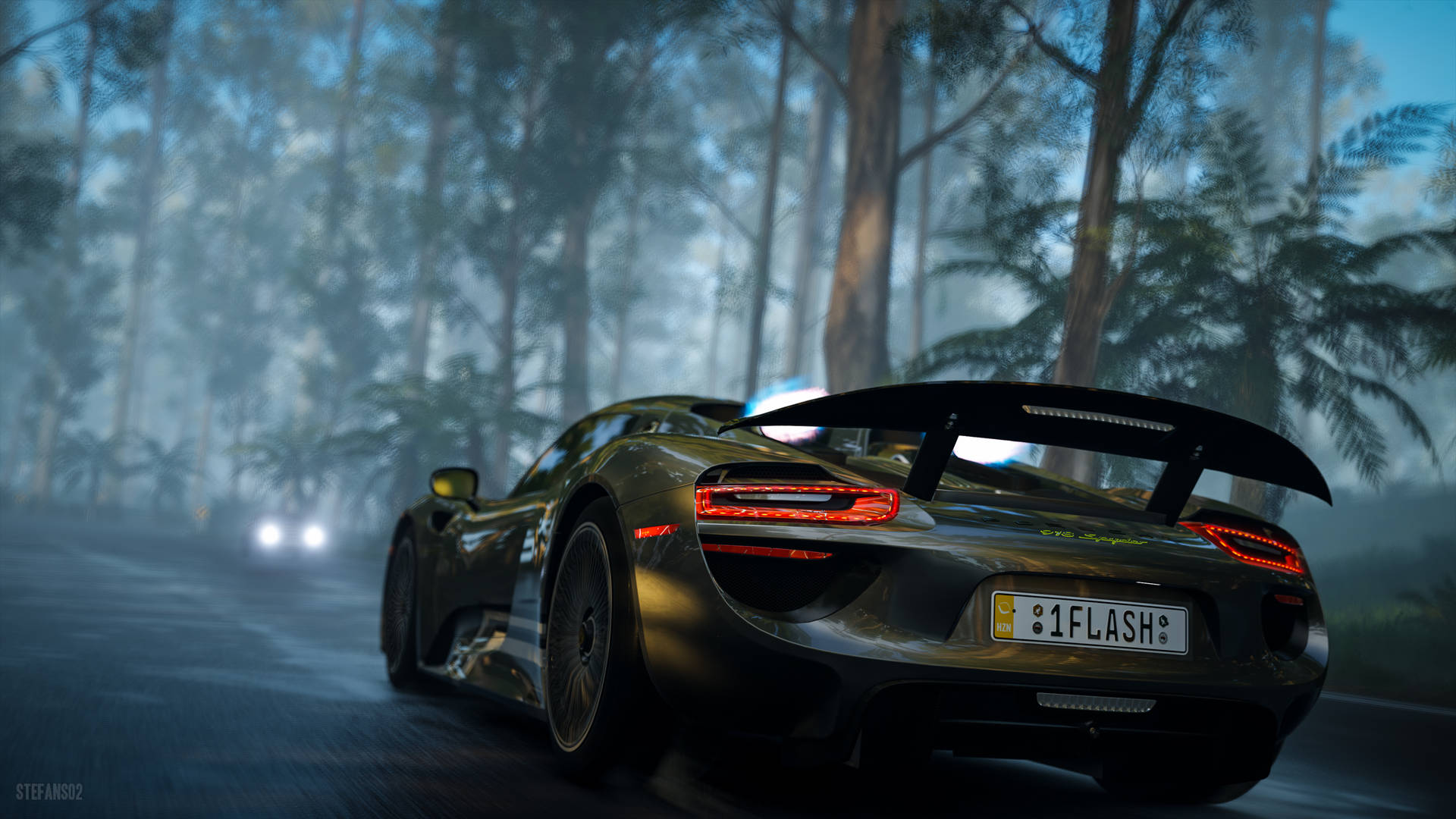 Black Porsche From Forza Horizon 3 Picture