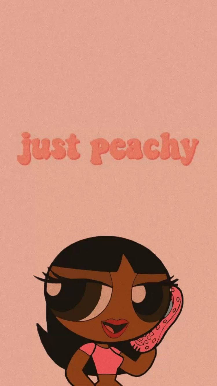 Download Black Powerpuff Girls Just Peachy Backdrop Wallpaper  Wallpapers com