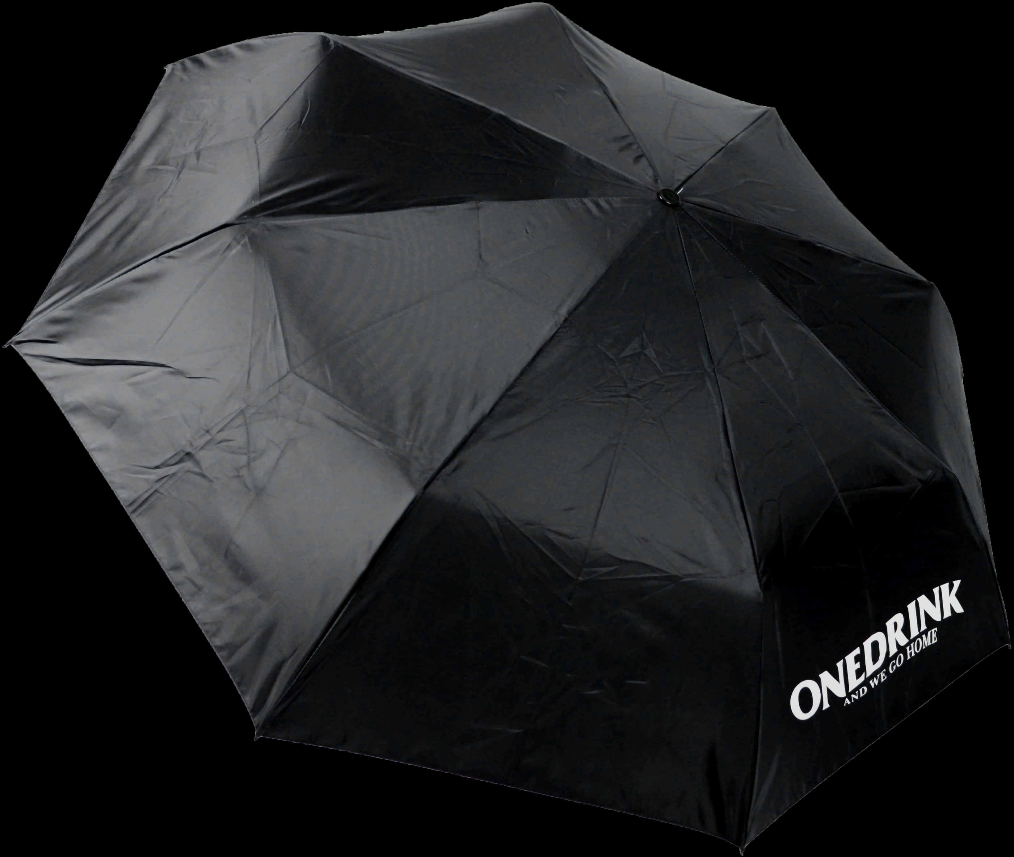 Black Promotional Umbrella PNG