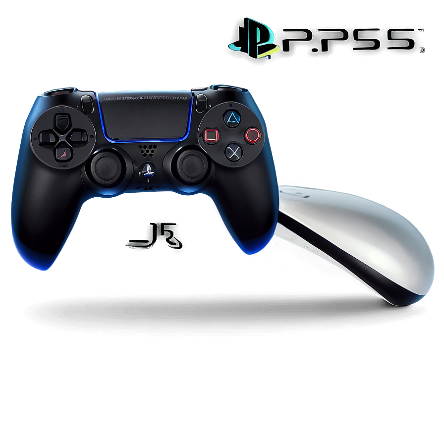 Black Ps5 Controller Png 06132024 PNG