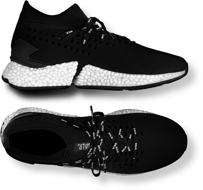 Black Puma Running Shoes PNG