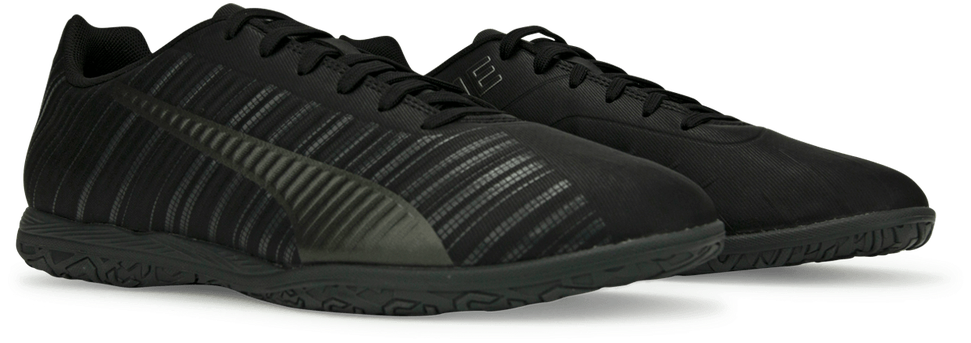 Black Puma Sneakers Profile View PNG