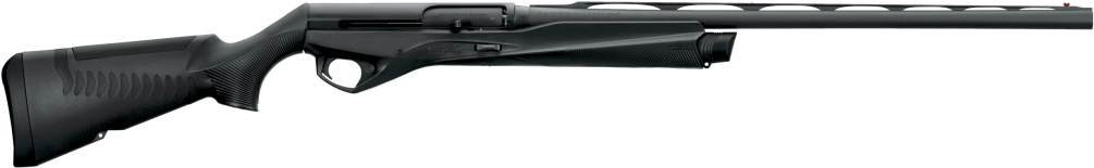 Black Pump Action Shotgun PNG