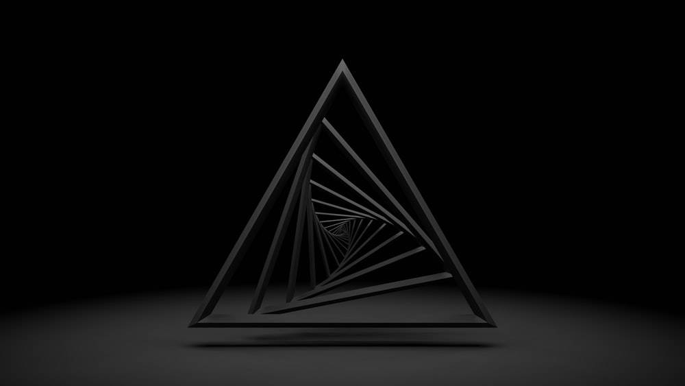 Black Pyramid Cool Art