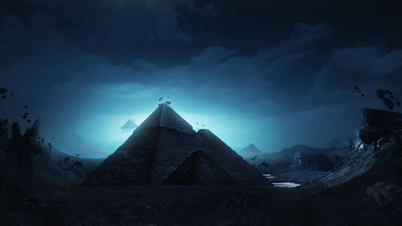 Black Pyramid Digital Art