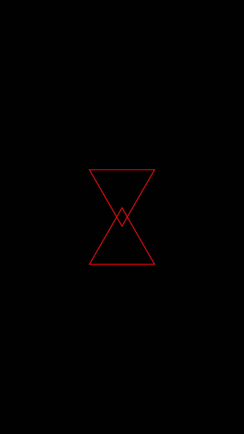 Black Pyramid With Red Outline