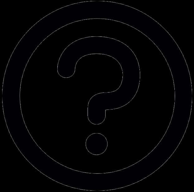 Black Question Mark Clipart PNG