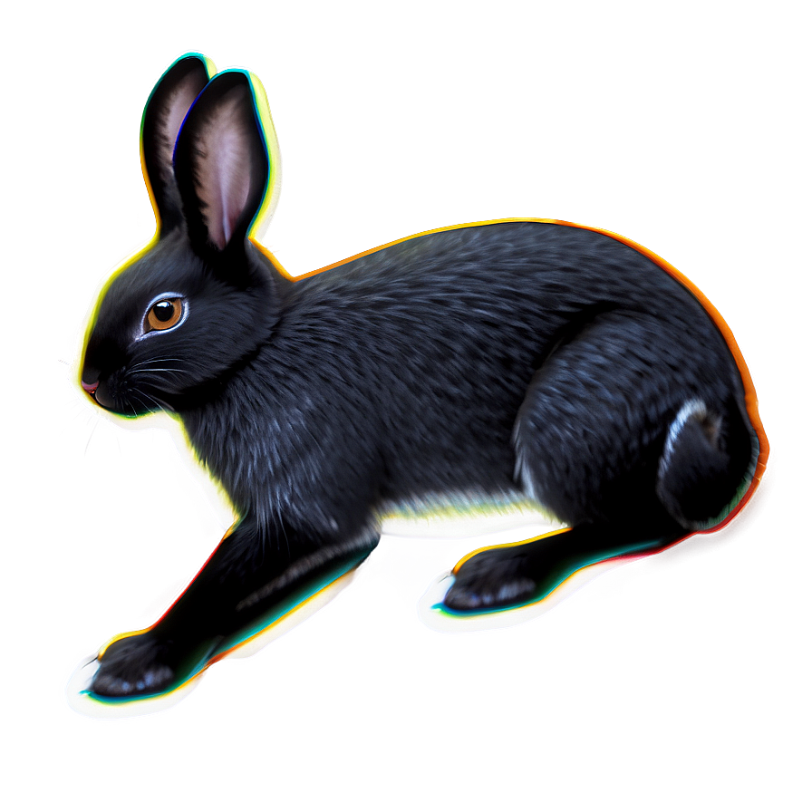 Download Black Rabbit Png 05062024 | Wallpapers.com