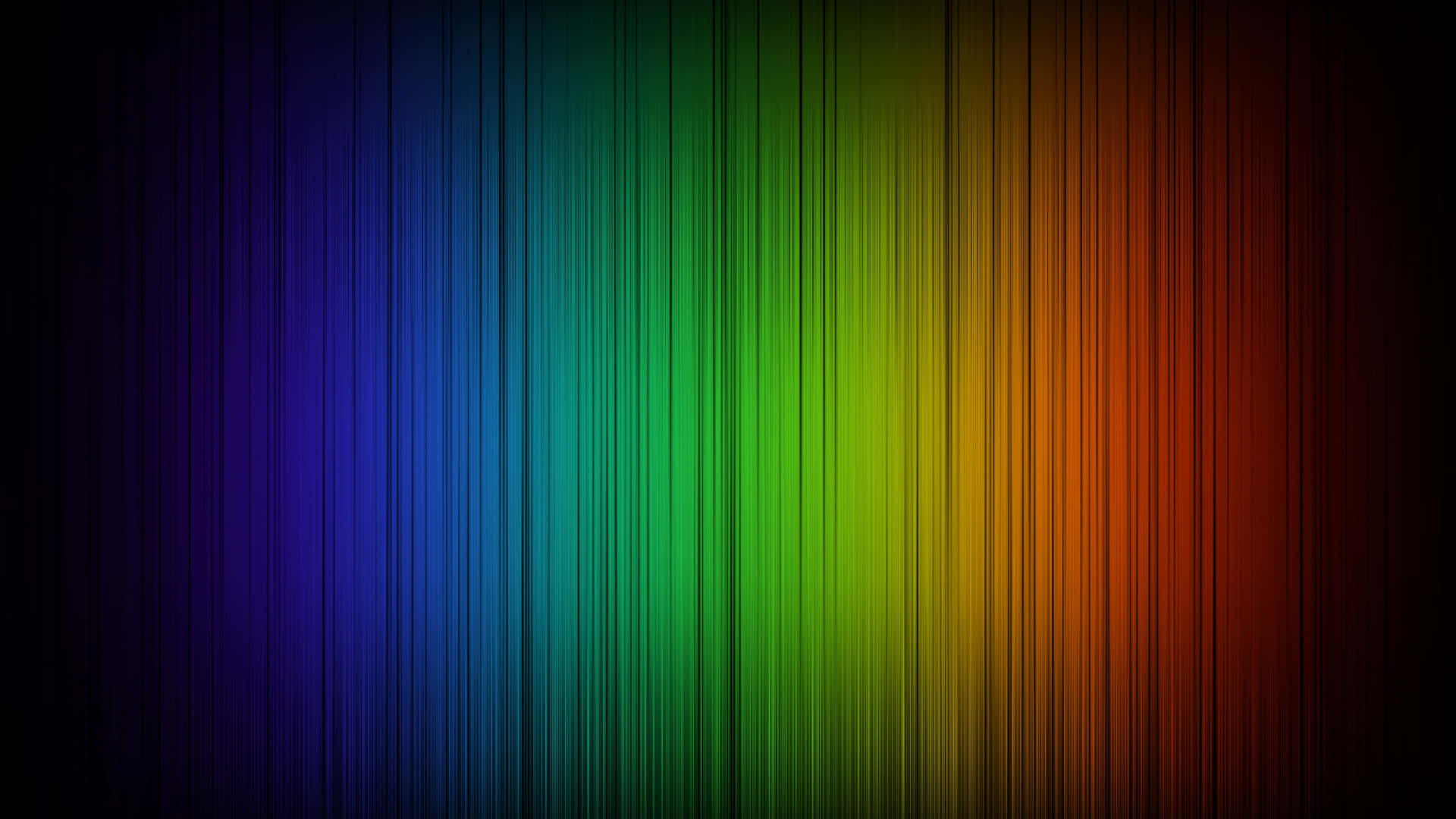 Mystisk sort regnbue af farver og skønhed Wallpaper