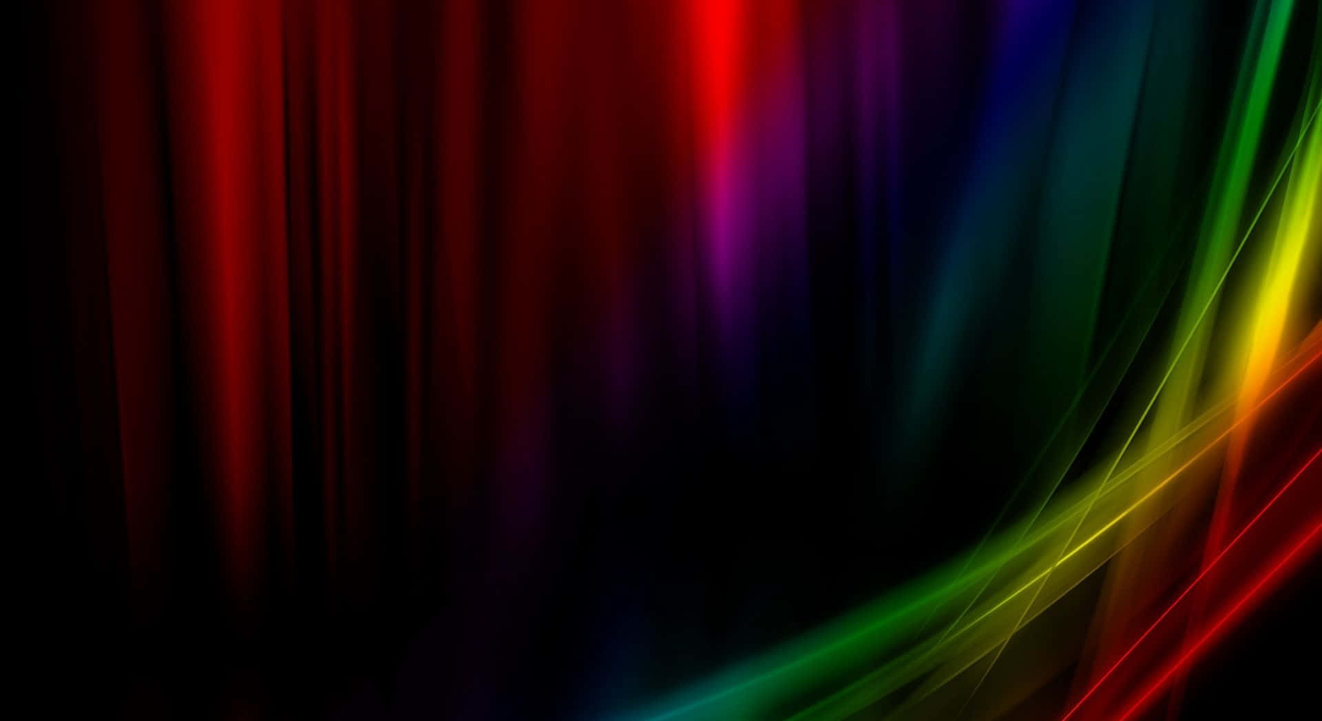Coloresmajestuosos Vistos En El Arcoíris Negro Fondo de pantalla