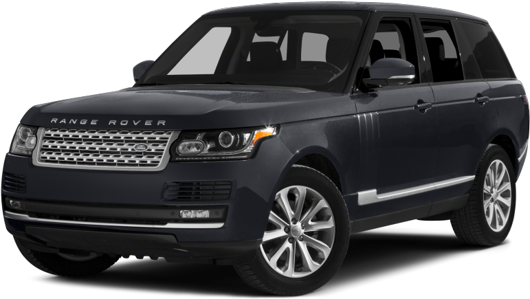 Black Range Rover Luxury S U V PNG