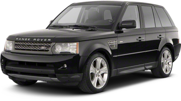 Black Range Rover Sport Side View PNG