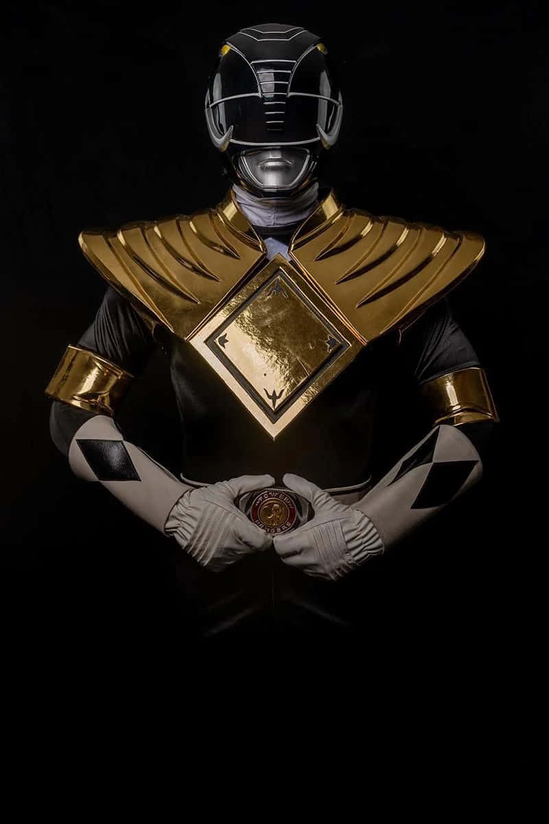 Black Ranger Power Pose Wallpaper