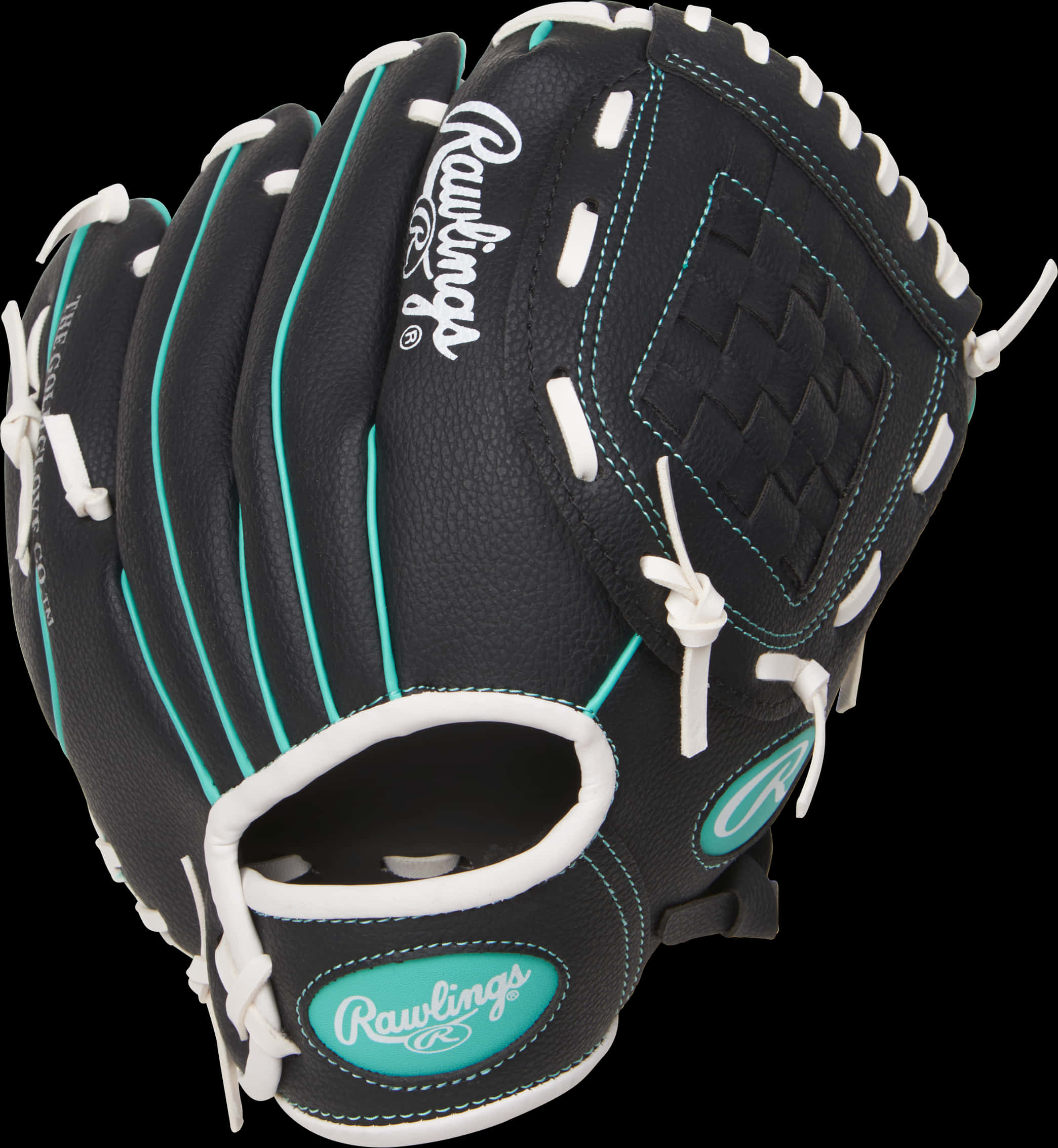 Download Black Rawlings Baseball Glove | Wallpapers.com