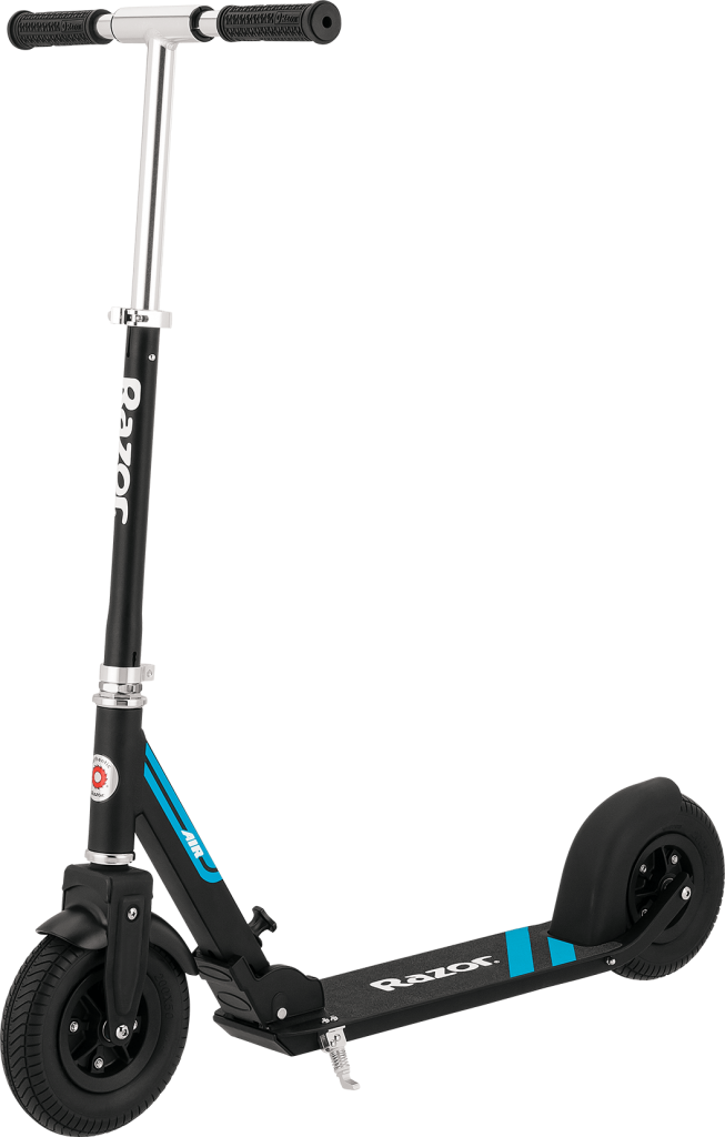 Black Razor Scooter Profile View PNG