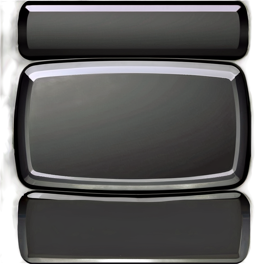 Black Rectangle For Overlay Design Png Eei69 PNG