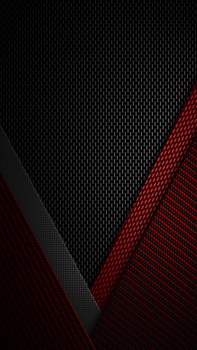 Black Red Carbon Fiber In 4k Wallpaper