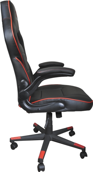 Black Red Gaming Chair PNG