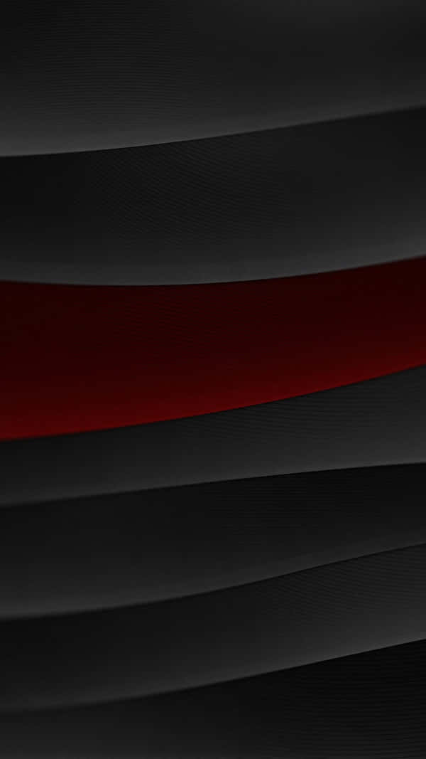 Experimentauna Explosión De Color Con El Último Fondo De Pantalla Del Iphone En Negro Y Rojo. Fondo de pantalla