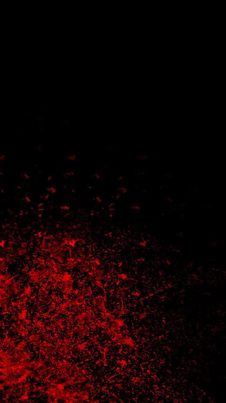 Ubegrænsede muligheder med sort-rød Iphone baggrund Wallpaper