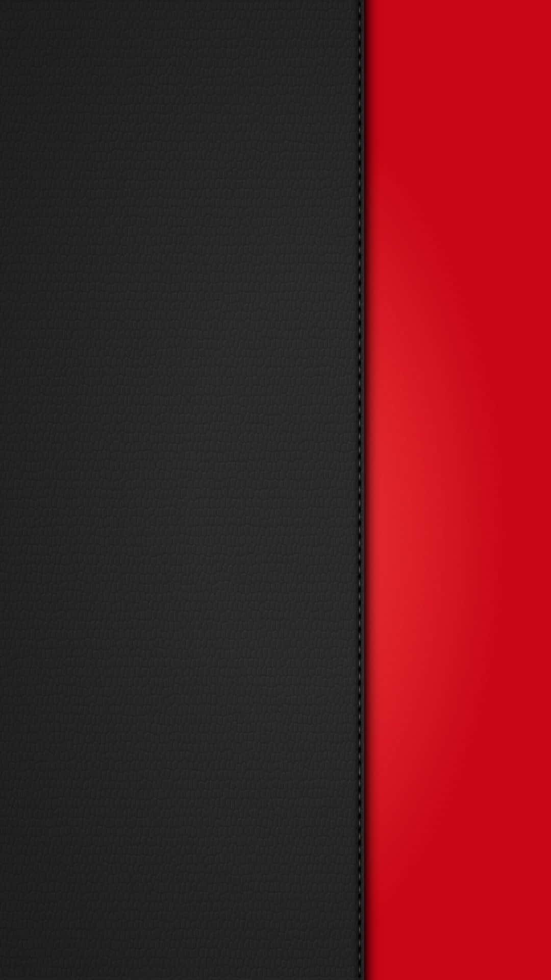 Dasneueste Schwarze Rote Iphone Mit Elegantem Design Wallpaper
