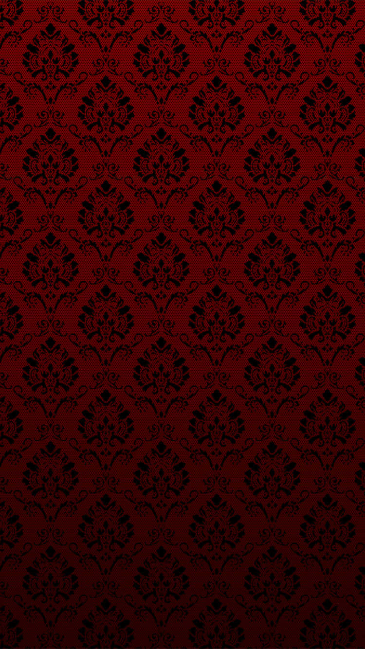 Svart Röd Iphone 750 X 1334 Wallpaper