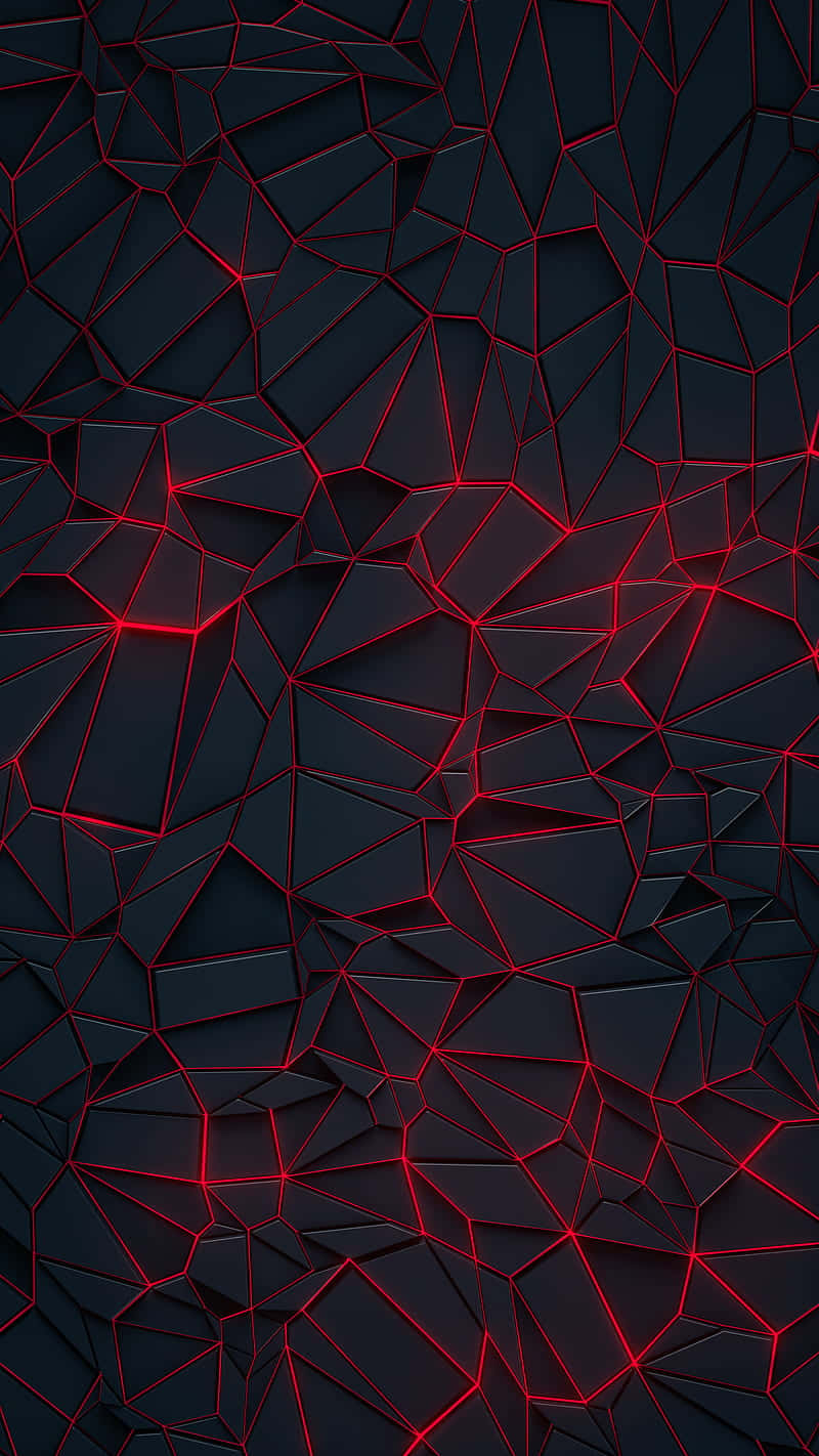 Colorful Contrast Of Black And Red Wallpaper