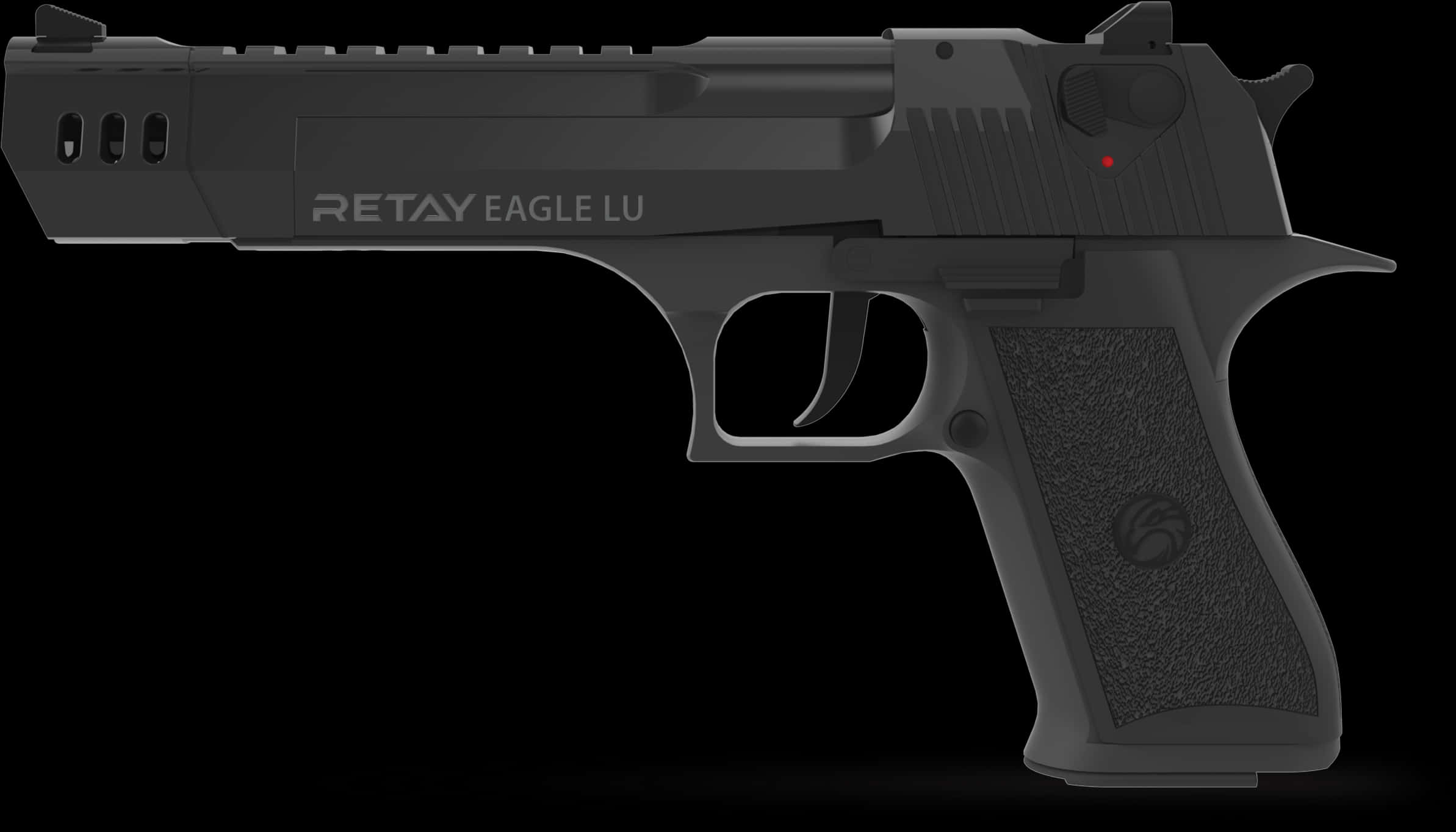 Black Retay Eagle L U Pistol PNG