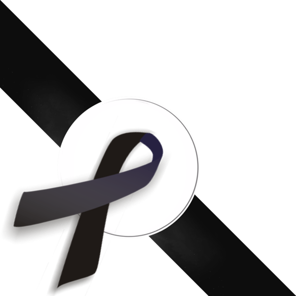 Black Ribbon Mourning Symbol PNG