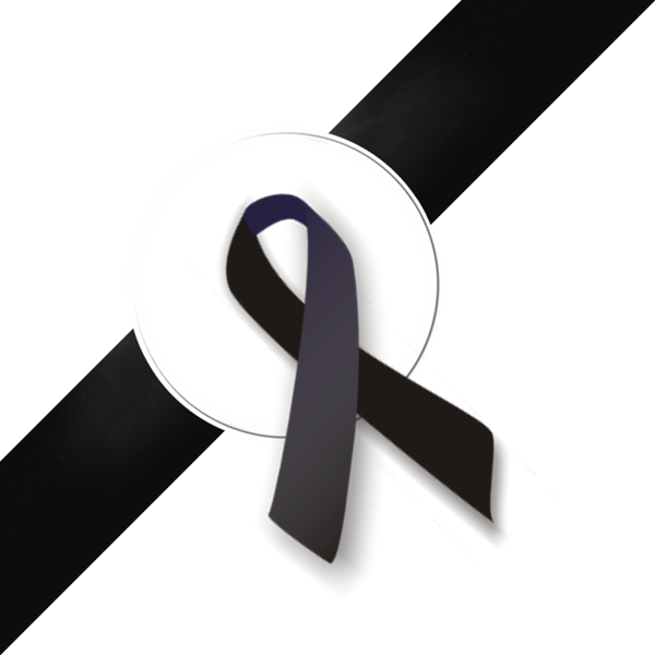 Black Ribbon Mourning Symbol PNG