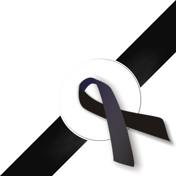 Black Ribbon Mourning Symbol PNG