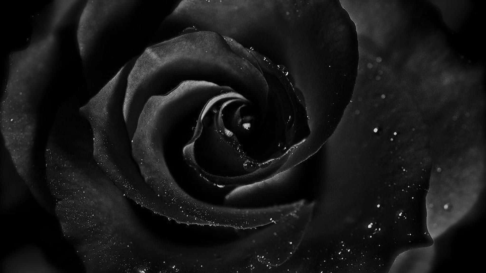 Diedunkle Schönheit Der Schwarzen Rose