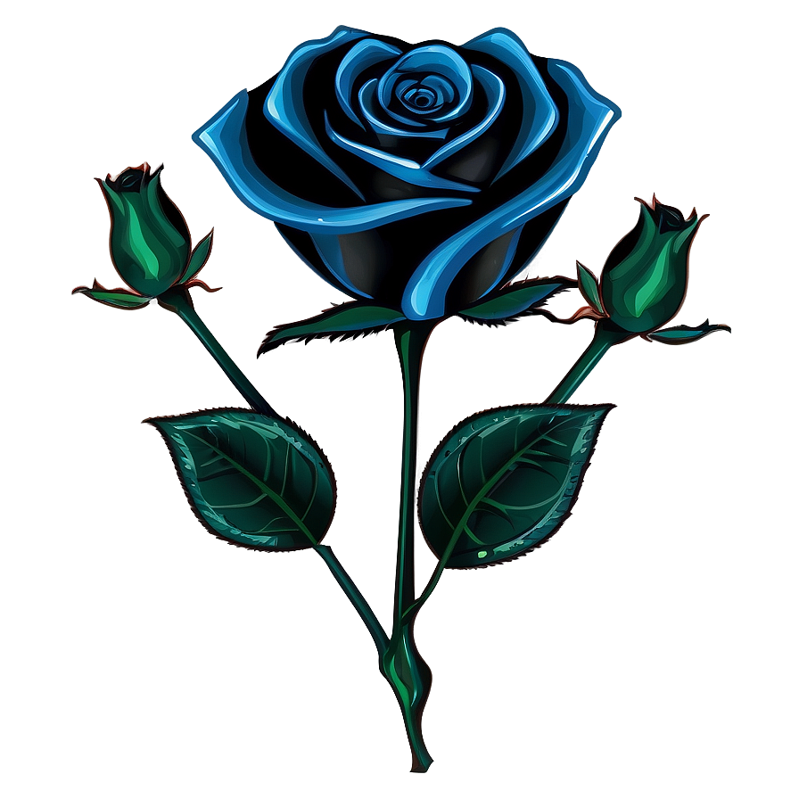 Black Rose Clipart Png 72 PNG